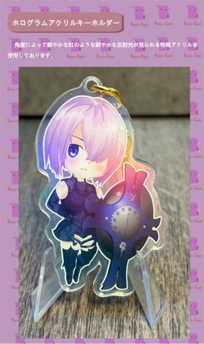 　ホログラム　 アクリルキーホルダー 虹色反射
